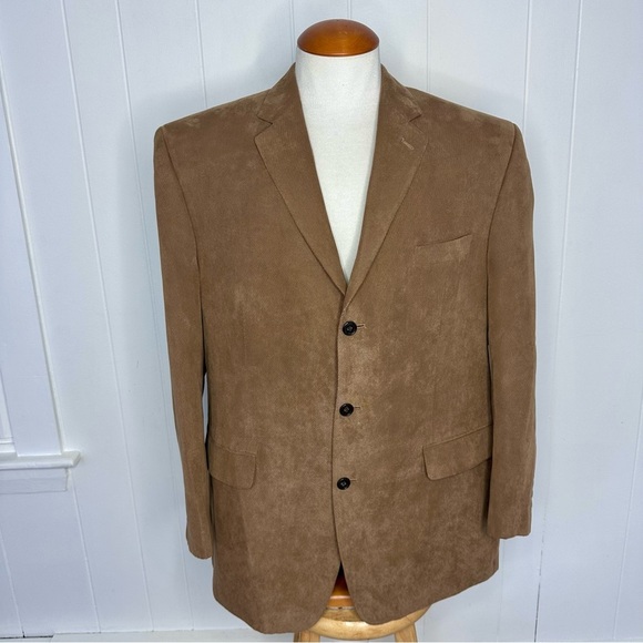 Calvin Klein Smooth Polyester Corduroy Blazer/Sport Coat - Picture 3 of 12